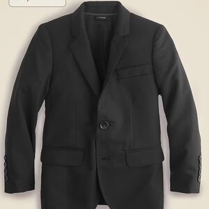 J Crew Crewcuts Ludlow kids black suit jacket